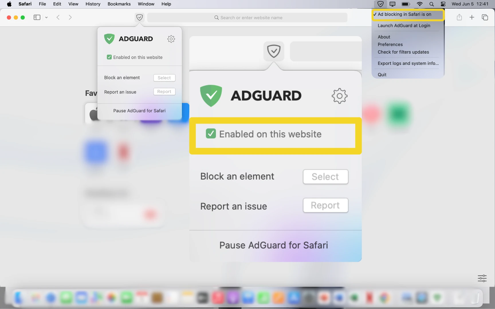 Disable Adblocker Mac