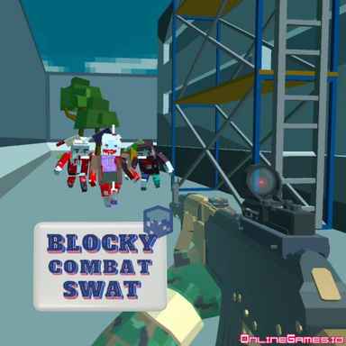 FreezeNova Blocky Combat Swat